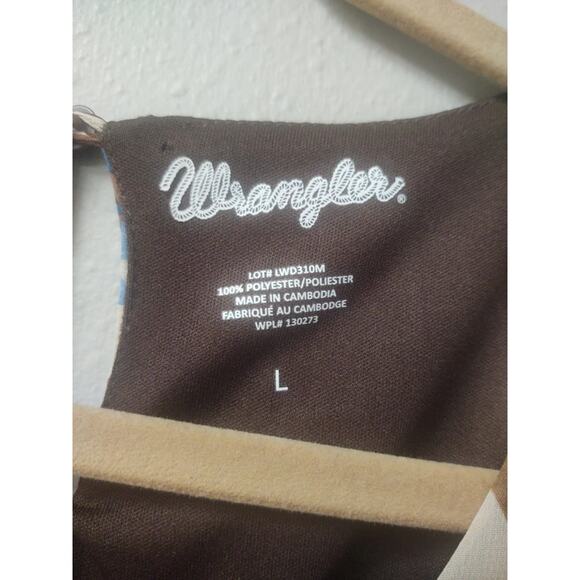 Wrangler western print dress size lg - Picture 5 of 5
